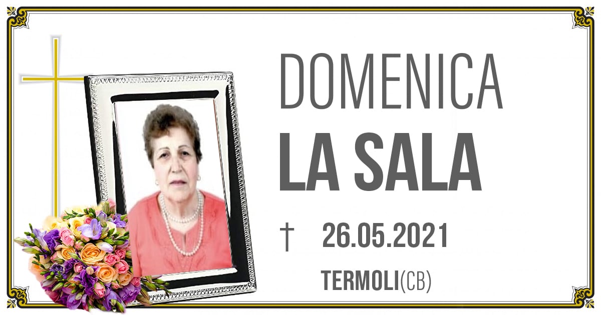 DOMENICA LA SALA 26.05.2021