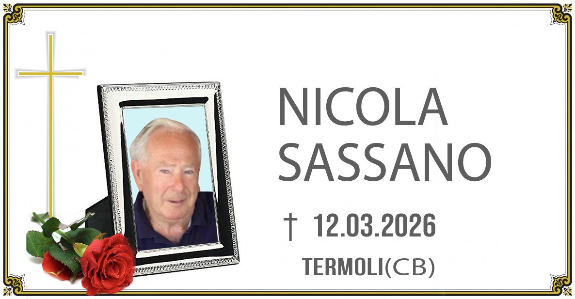 NICOLA SASSANO 12/03/2026