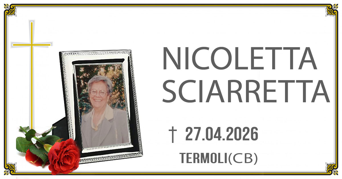 NICOLETTA SCIARRETTA 27/04/2026