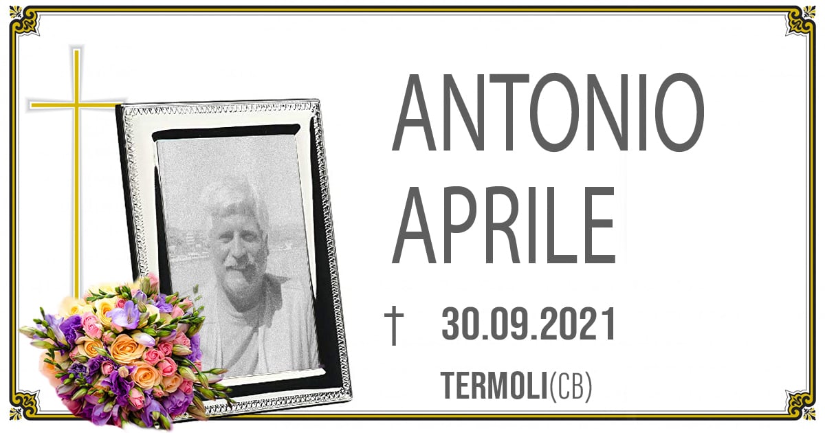 ANTONIO APRILE 30-09-2021