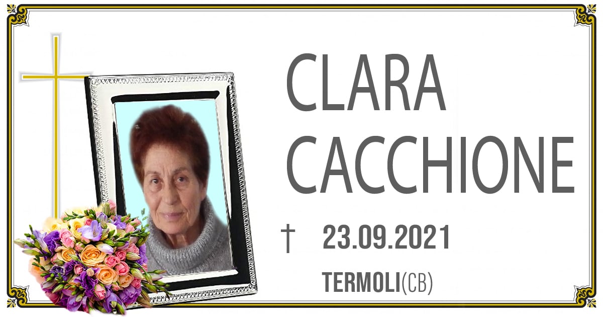 CLARA CACCHIONE 23-09-2021