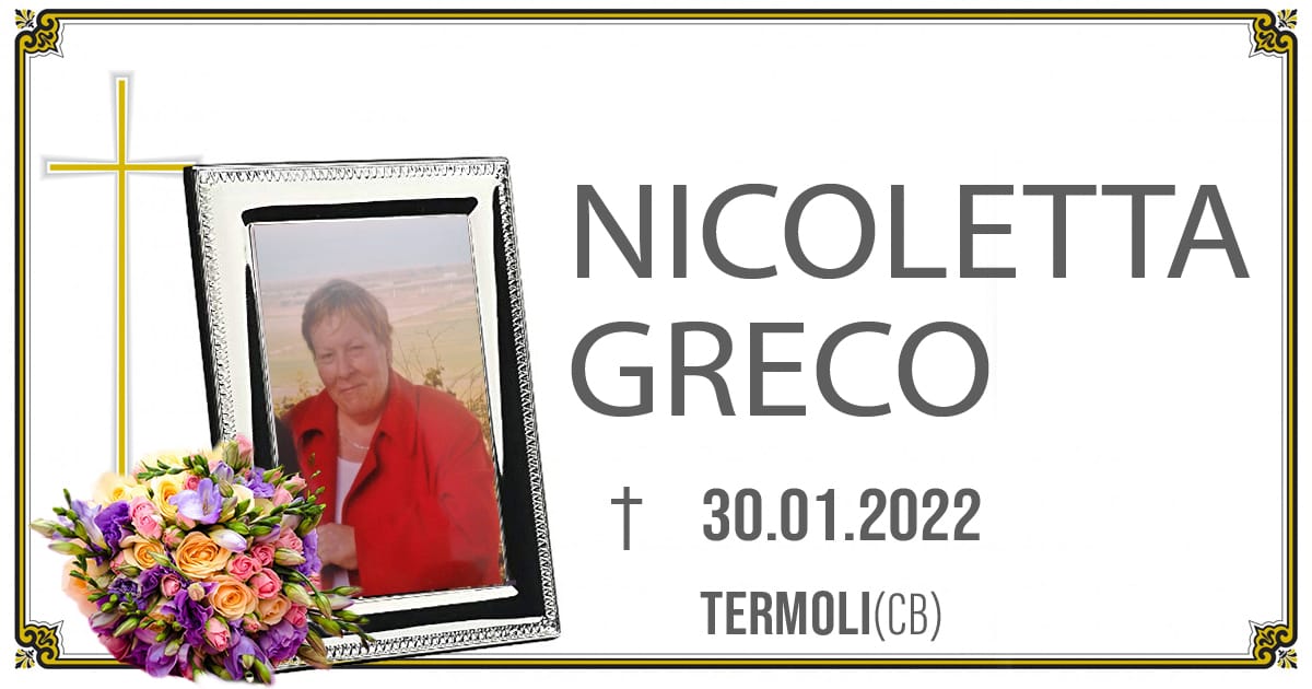 NICOLETTA GRECO 30/01/2022    