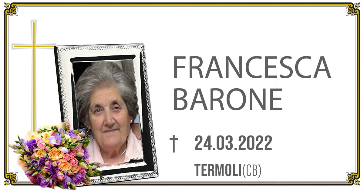 FRANCESCA BARONE 24/03/2022           