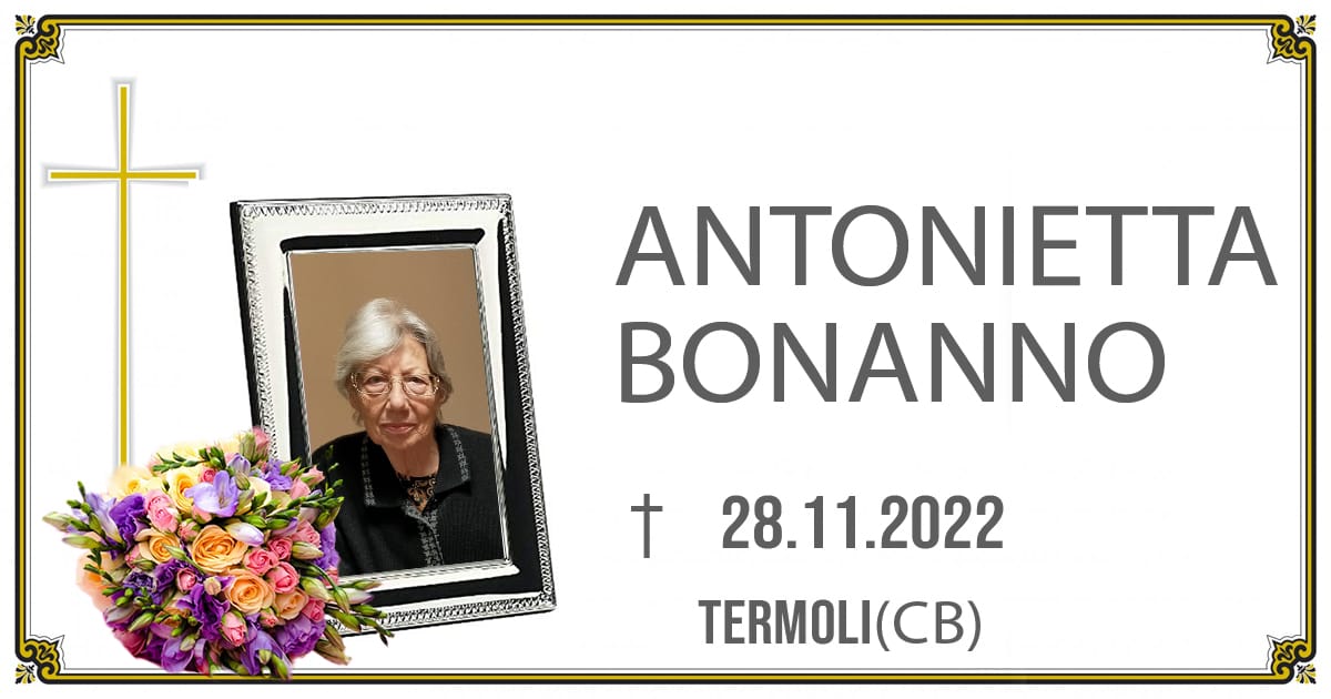 ANTONIETTA BONANNO 28/11/2022