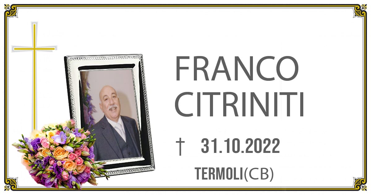 FRANCO CITRINITI 31/10/2022