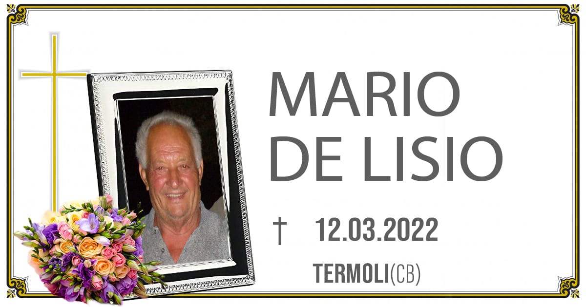 MARIO DE LISIO 12/03/2022       