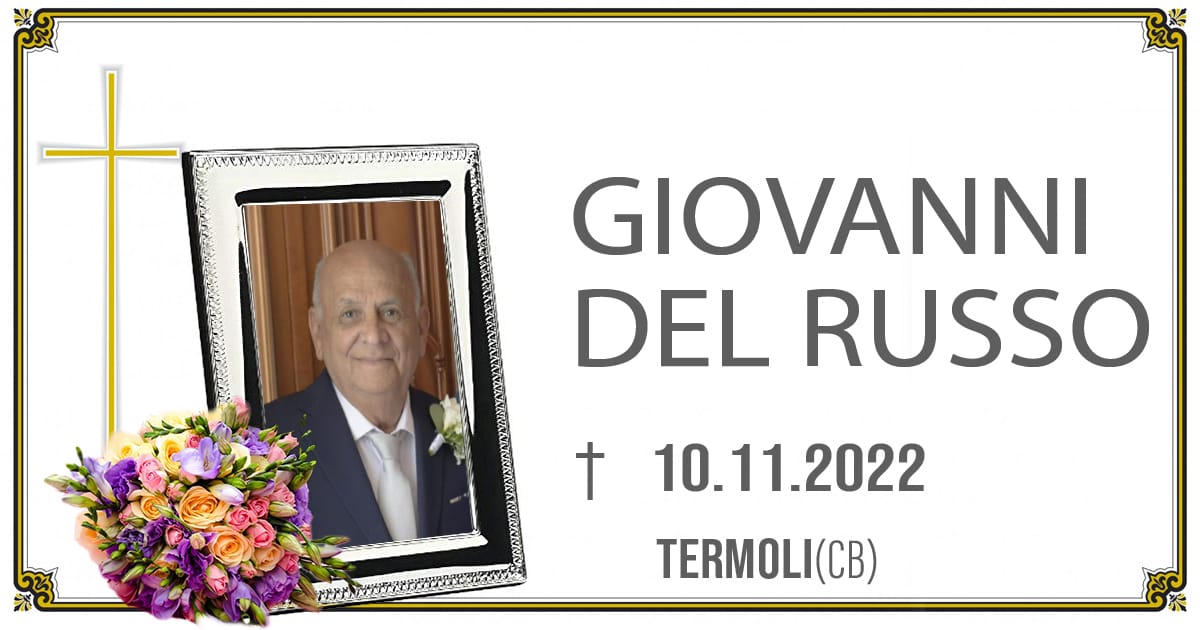 GIOVANNI DEL RUSSO 10/11/2022