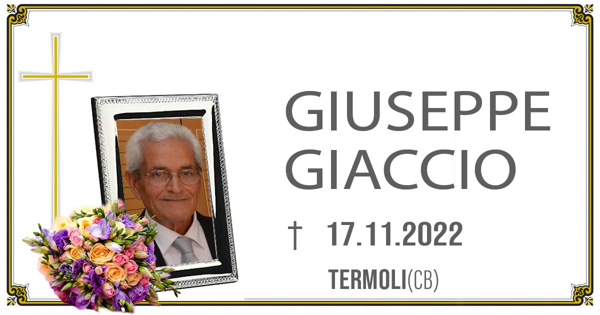 GIUSEPPE GIACCIO 17/11/2022