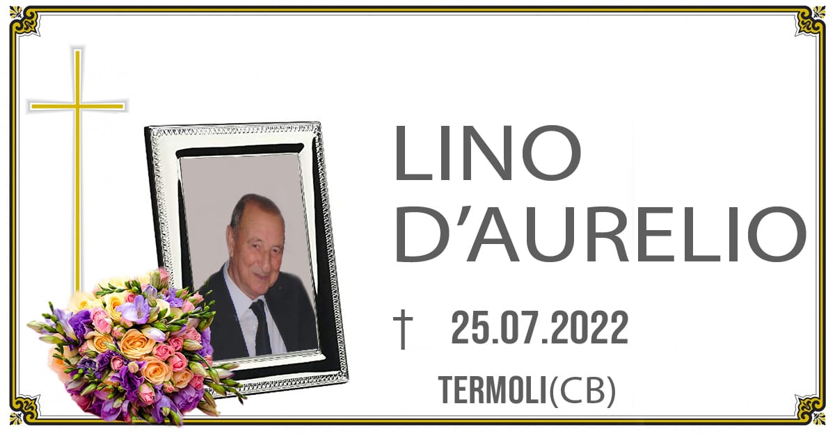 LINO D'AURELIO 25/07/2022