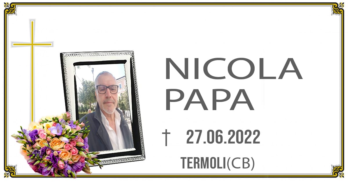 NICOLA PAPA 27/06/2022