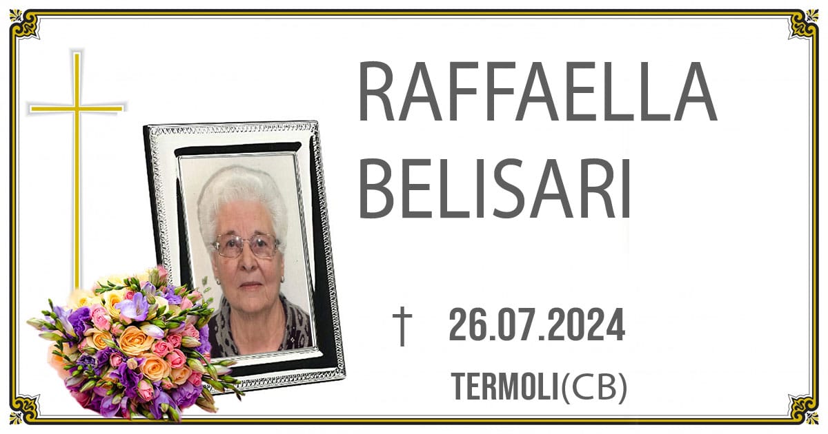 RAFFAELLA BELISARI 26/07/2024