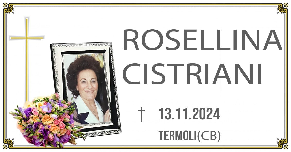 ROSELLINA CISTRIANI 13/11/2024