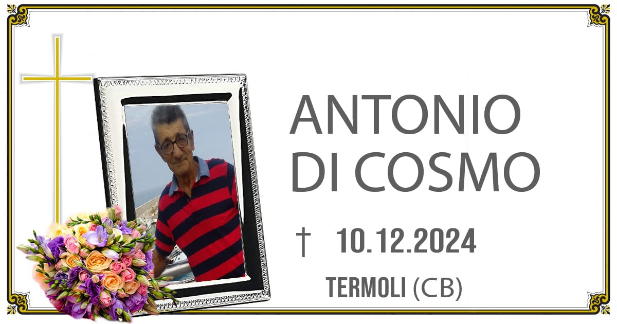 ANTONIO DI COSMO 10/12/2024