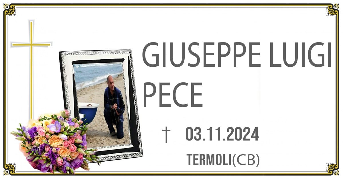 GIUSEPPE LUIGI PECE 03/11/2024