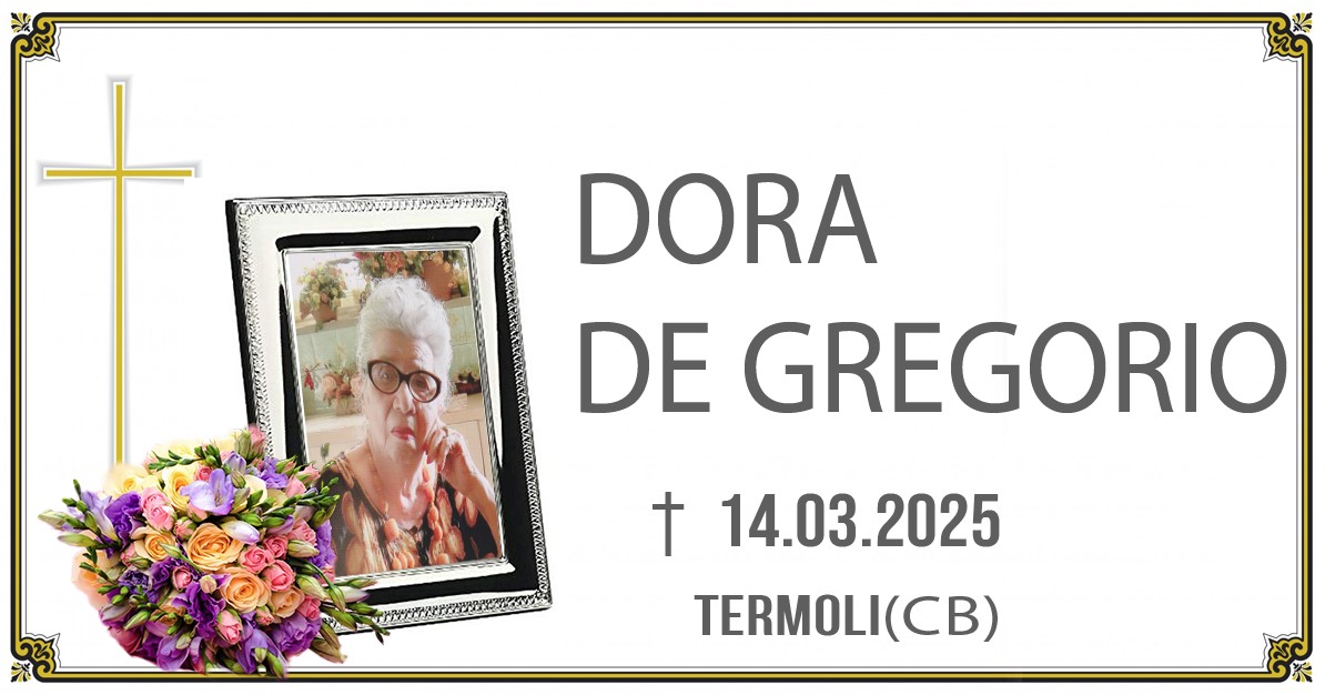 DORA DE GREGORIO 14/03/2025