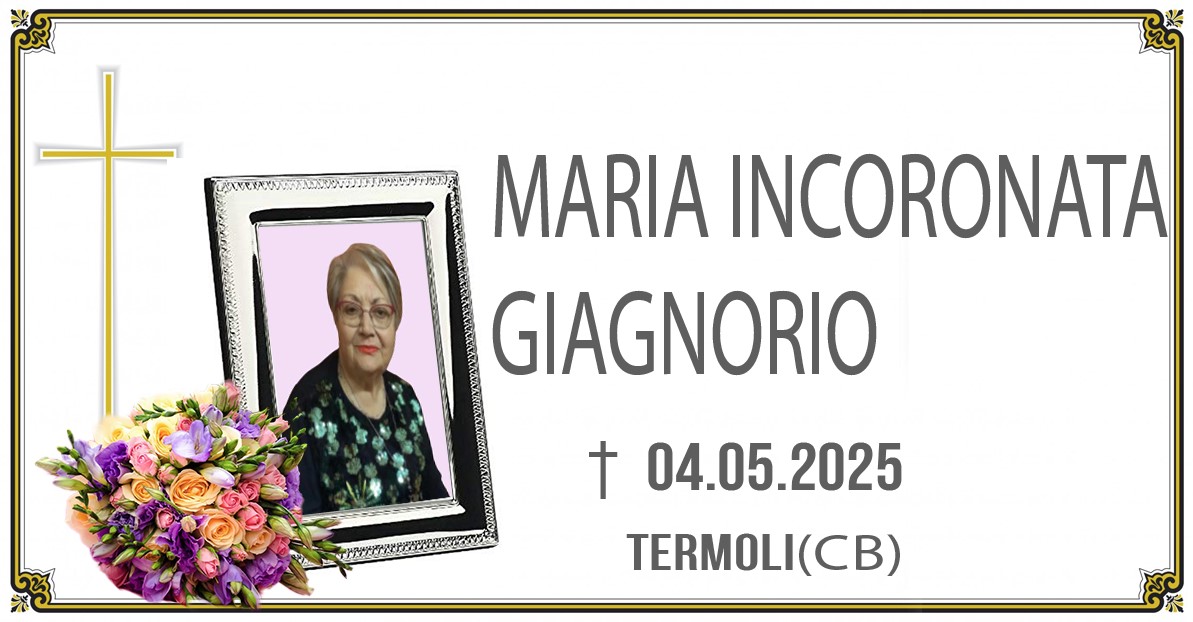 MARIA INCORONATA GIAGNORIO 04/05/2025