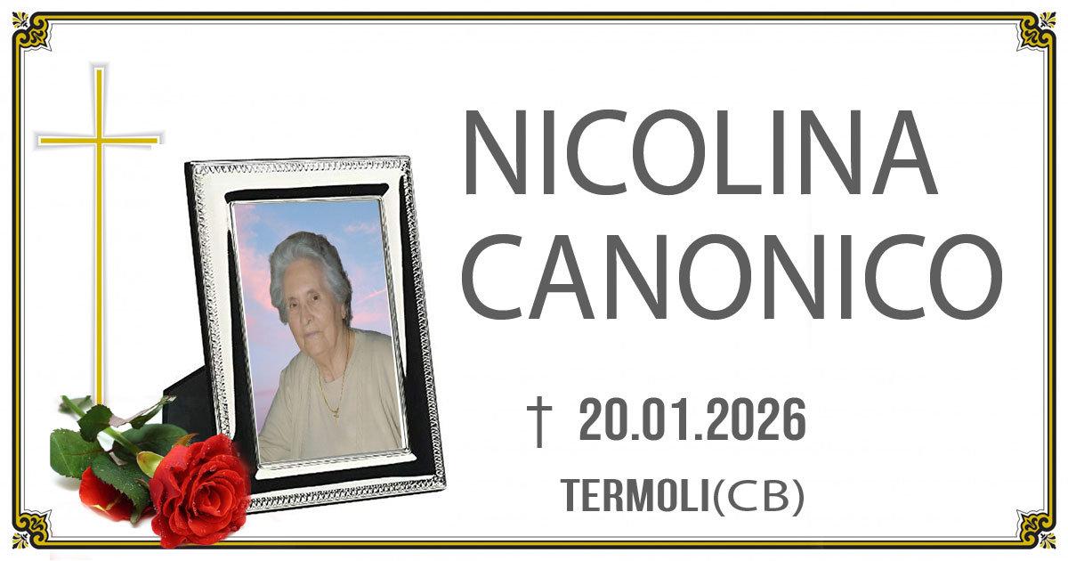 NICOLINA CANONICO 20/01/2026
