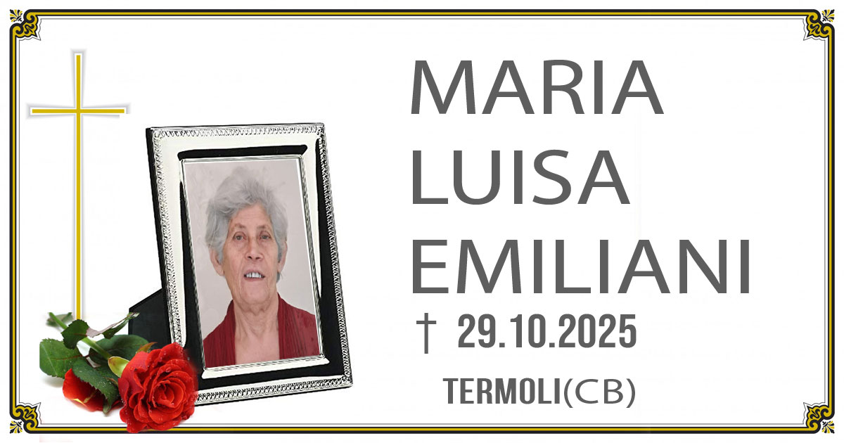 MARIA LUISA EMILIANI 29/10/2025