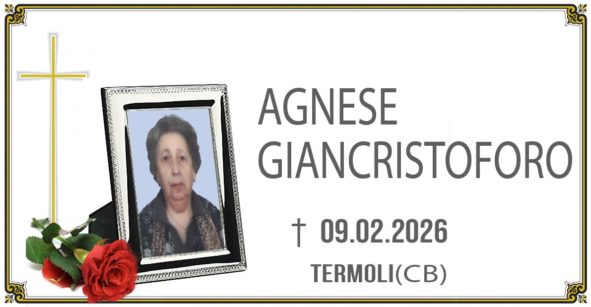 AGNESE GIANCRISTOFARO 10/02/2026