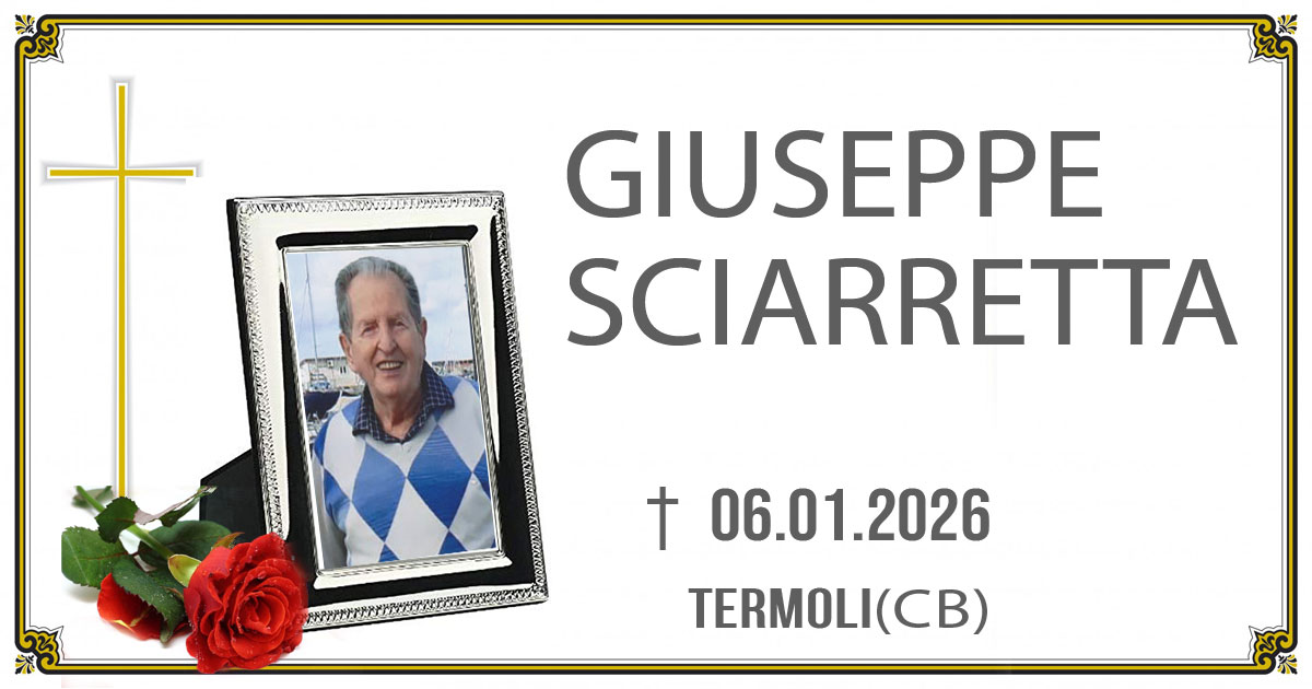 GIUSEPPE SCIARRETTA 06/01/2026